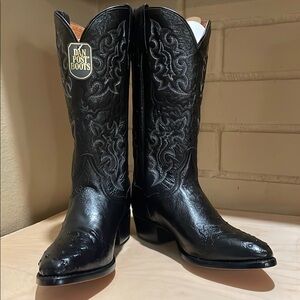 Dan Post Men's Black Western Boots